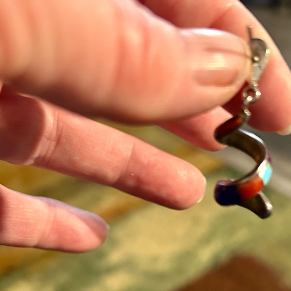 Vintage Navajo Swirl Earrings - Picture 15 of 15